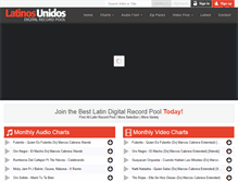 Tablet Screenshot of latinosunidosonline.net